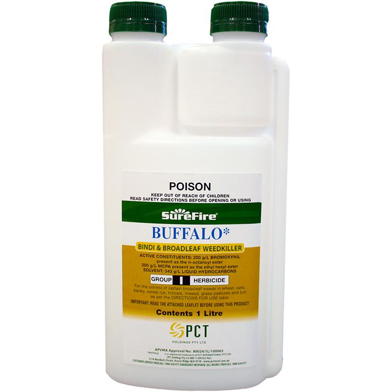 Surefire Buffalo Bindi & Broadleaf Weedkiller Herbicide 1L