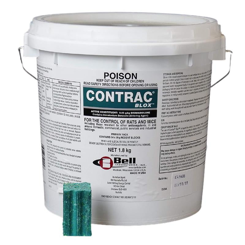 Contrac Wax Rodent Blox 1.8Kg