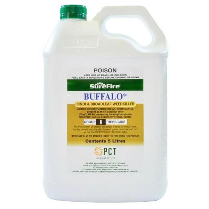 Surefire Buffalo Bindi & Broadleaf Weedkiller Herbicide 5L