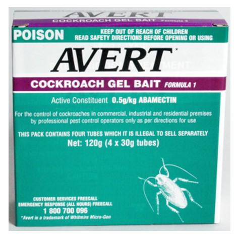 Avert Cockroach Gel - 4 Pack